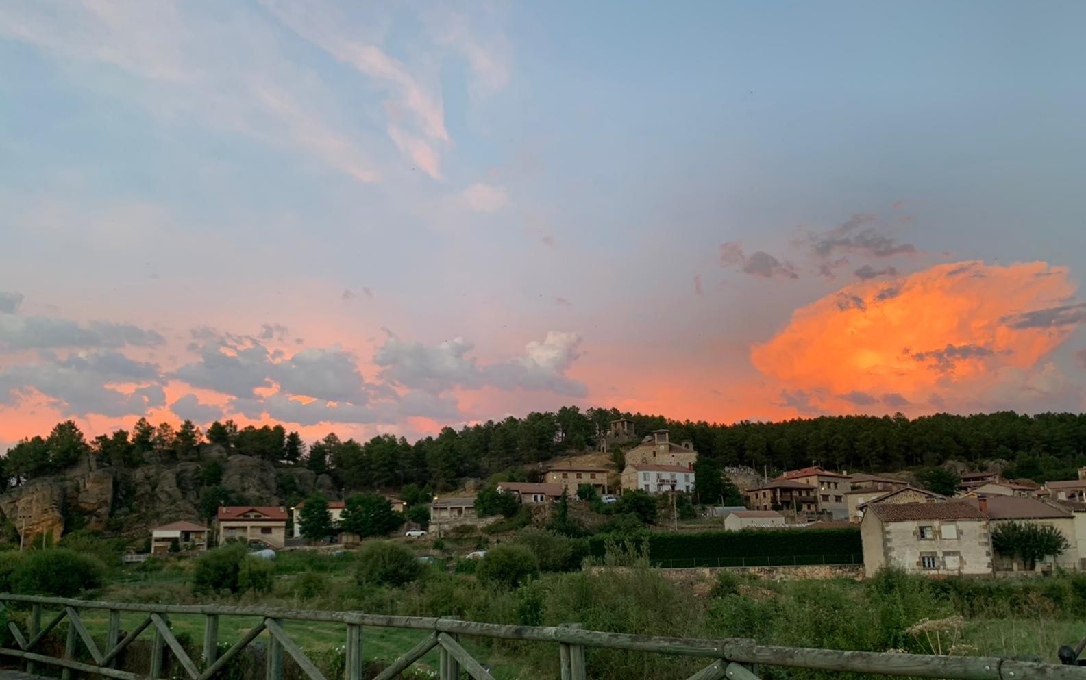 Cámara meteorológica en Rabanera del Pinar